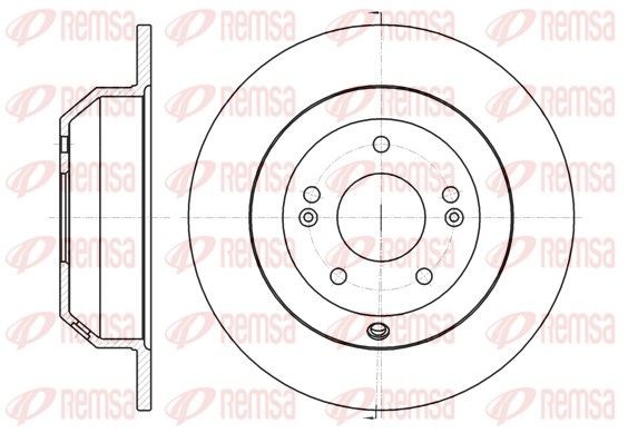 REMSA Brake disc Article number: 61373.00 cheaply