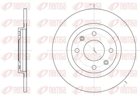 REMSA Brake disc Article number: 6241.01 cheaply