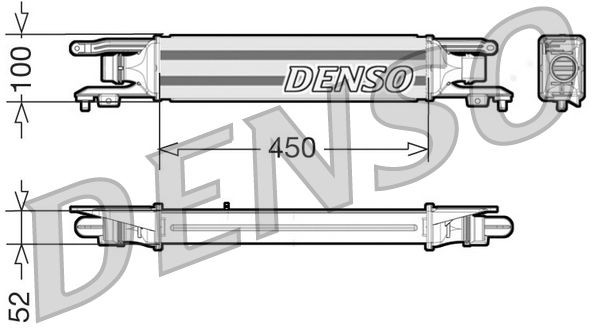 DENSO Intercooler Article number: DIT20001 cheaply