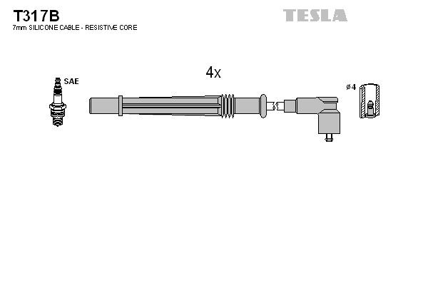 TESLA Ignition Cable Kit Article number: T317B cheaply