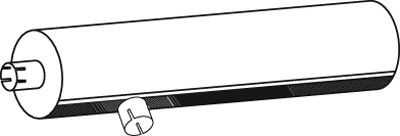 DINEX Middle- / End Silencer Article number: 80309 cheaply