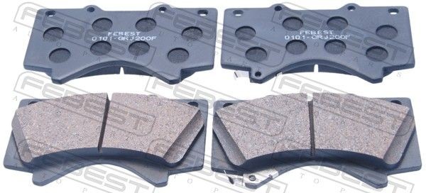 FEBEST Brake pad set Article number: 0101-GRJ200F cheaply