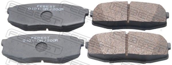 FEBEST Brake pad set Article number: 0101-GRJ200R cheaply