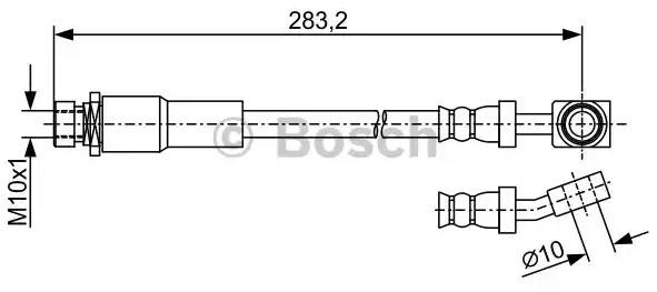 BOSCH Brake hose Article number: 1 987 481 972 cheaply