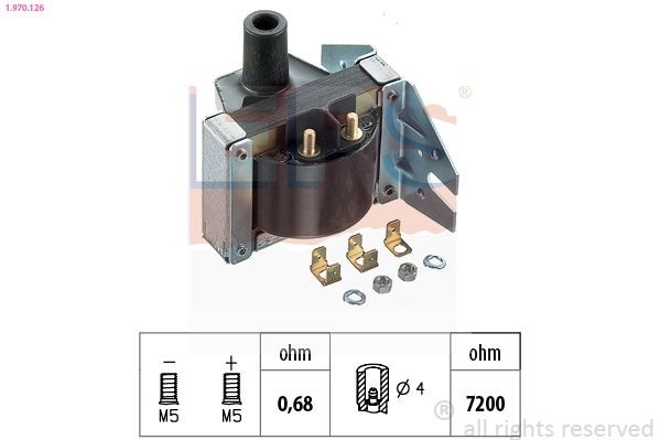 EPS Ignition coil Article number: 1.970.126 cheaply