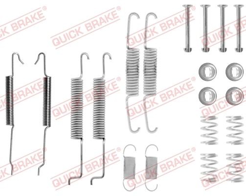 KAWE 105-0680 Tilbehørssæt, bremsebakker POLO 1.6 101 HK Benzin 2006