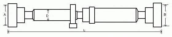 SPIDAN Propshaft, axle drive Article number: 28118 cheaply