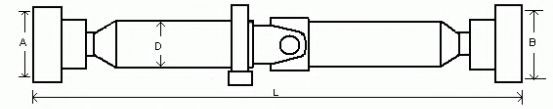 SPIDAN Propshaft, axle drive Article number: 28130 cheaply