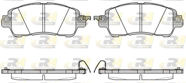 ROADHOUSE Brake pad set Article number: 21656.04 cheaply
