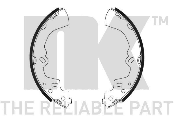 NK Brake Shoe Set Article number: 2732459 cheaply