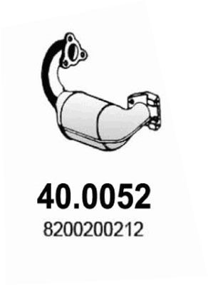 ASSO Catalytic converter Article number: 40.0052 cheaply