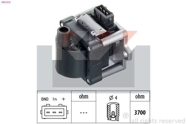 KW Ignition Coil Unit Article number: 490 414 cheaply