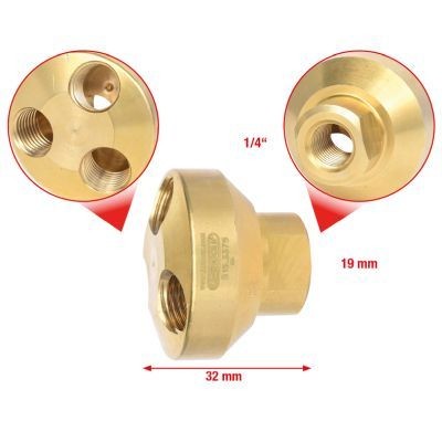 KS TOOLS Connector / Distributor Piece, compressed air system Article number: 515.3375 cheaply