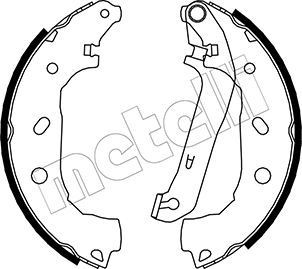 METELLI Brake Shoe Set Article number: 53-0138 cheaply