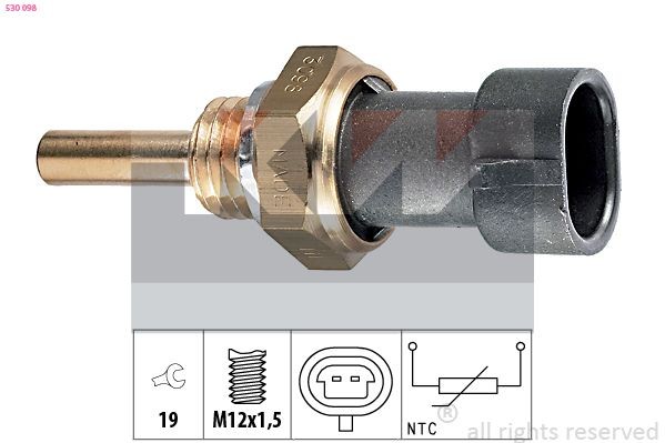 KW Oil temperature sensor Article number: 530 098 cheaply