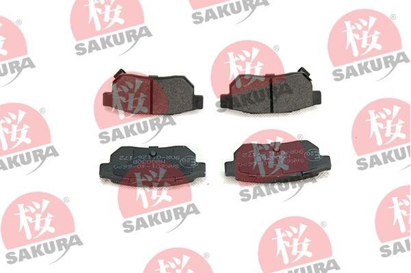 SAKURA Brake pad set Article number: 601-40-6620 cheaply