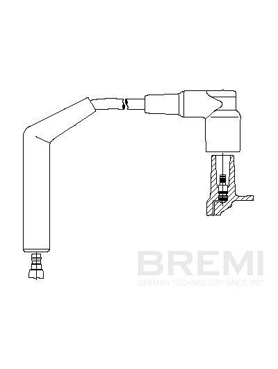 BREMI Tændkabel Varenummer: 3A37/33 billige