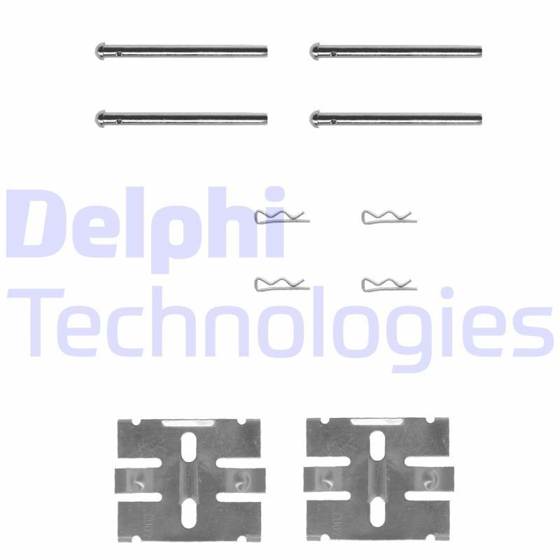 DELPHI LX0017 Monteringssæt til bremseklodser 340-360 2.0 88 HK Benzin 1991