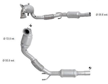 VEGAZ Catalytic converter Article number: SKK-920 cheaply