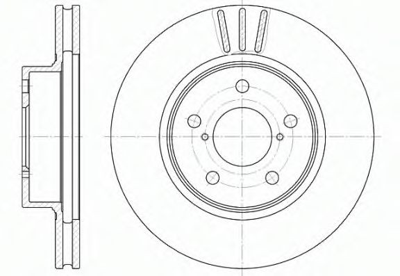 SAKURA Brake disc Article number: S6047610 cheaply