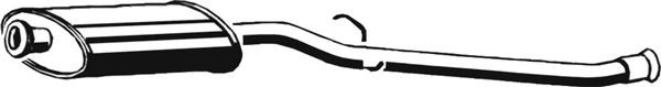 ASMET Middle silencer Article number: 08.018 cheaply