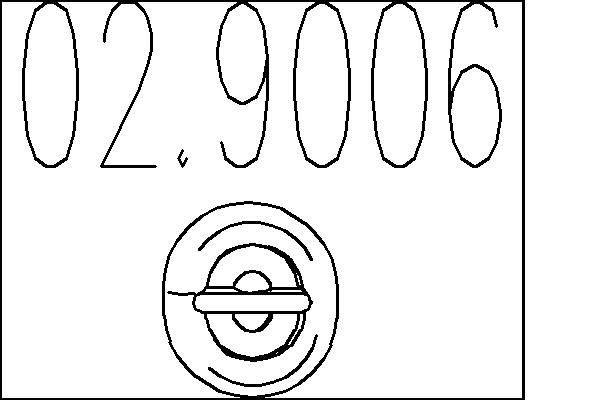 MTS Atraminis buferis, triukšmo slopintuvas prekės numeris: 02.9006 nebrangu
