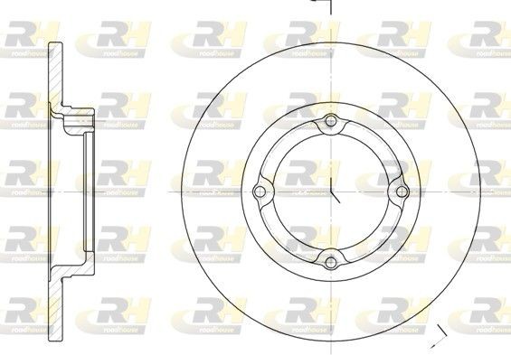 ROADHOUSE Brake disc Article number: 6014.00 cheaply
