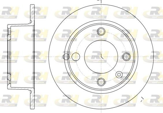 ROADHOUSE Brake disc Article number: 6023.00 cheaply