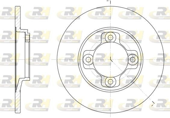 ROADHOUSE Brake disc Article number: 6031.00 cheaply