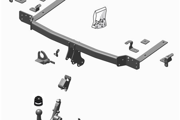 BRINK Trailer Hitch Article number: 603400 cheaply