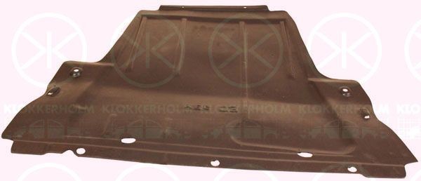 KLOKKERHOLM 6042795 Engine Cover SCÉNIC 1.9 dCi 120 PS Diesel 2010