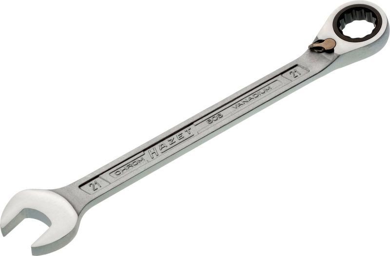 HAZET Ratchet Ring Open-ended Spanner Article number: 606-21 cheaply