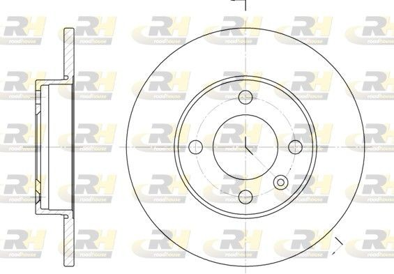 ROADHOUSE Brake disc Article number: 6086.00 cheaply