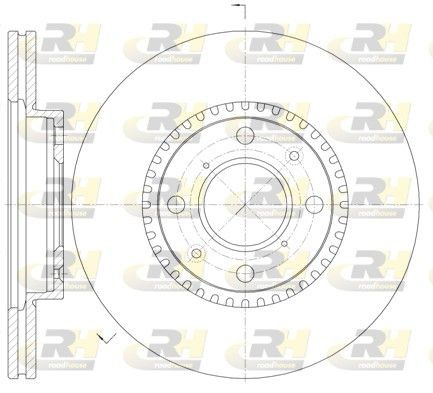 ROADHOUSE Brake disc Article number: 61002.10 cheaply
