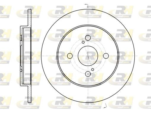 ROADHOUSE Brake disc Article number: 61004.00 cheaply