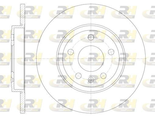 ROADHOUSE Brake disc Article number: 61011.00 cheaply