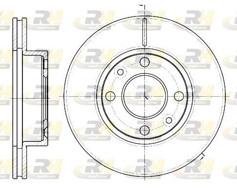 ROADHOUSE Brake disc Article number: 61162.10 cheaply