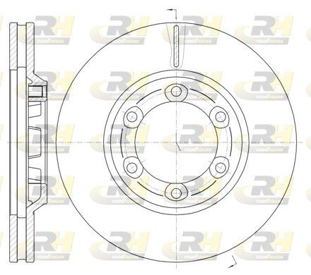ROADHOUSE Brake disc Article number: 61163.10 cheaply