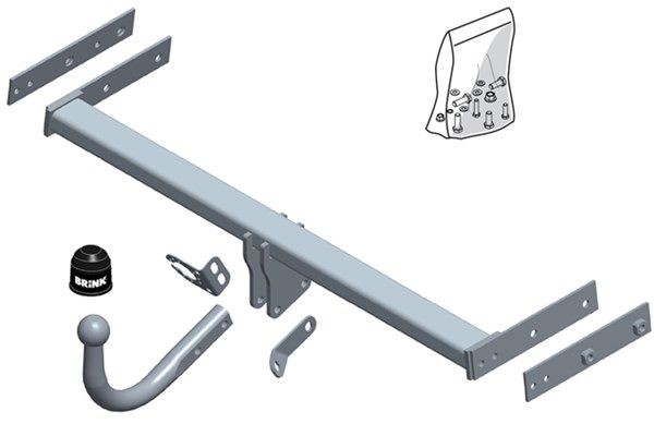 BRINK Trailer Hitch Article number: 612800 cheaply