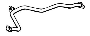 VEGAZ Exhaust Pipe Article number: MZR-18 cheaply
