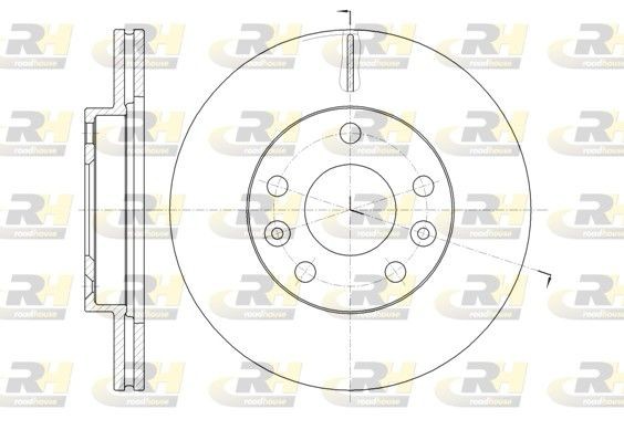 ROADHOUSE Brake disc Article number: 61478.10 cheaply