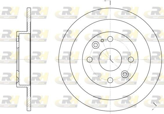 ROADHOUSE Brake disc Article number: 6148.00 cheaply