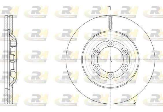 ROADHOUSE Brake disc Article number: 61510.10 cheaply