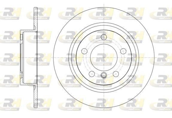 ROADHOUSE Brake disc Article number: 61619.00 cheaply