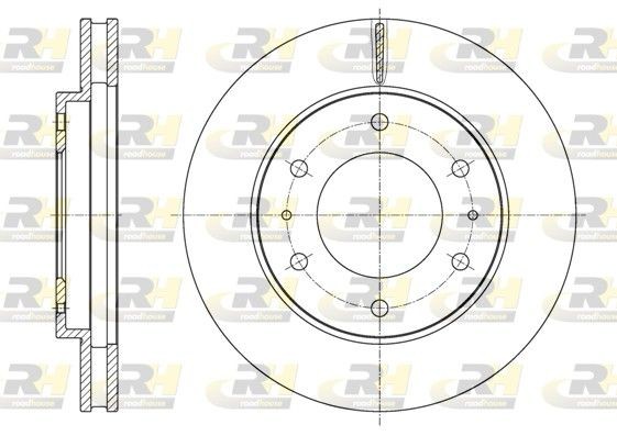 ROADHOUSE Brake disc Article number: 61620.10 cheaply