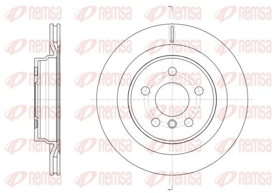 REMSA Brake disc Article number: 61632.10 cheaply