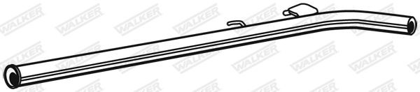 WALKER Exhaust Pipe Article number: 07598 cheaply