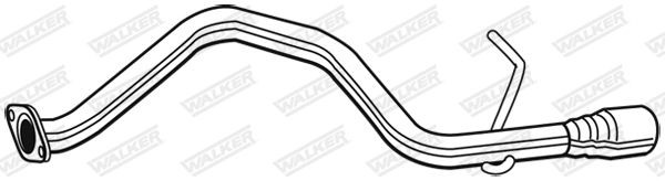 WALKER Exhaust Pipe Article number: 08139 cheaply