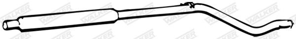WALKER Front Silencer Article number: 08532 cheaply
