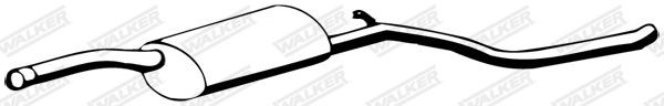 WALKER Middle silencer Article number: 09433 cheaply